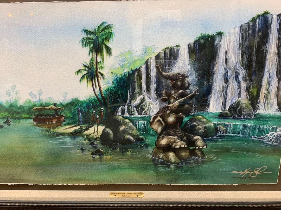 ディズニー　ジャングルクルーズ　絵　アート　レア disney fine art