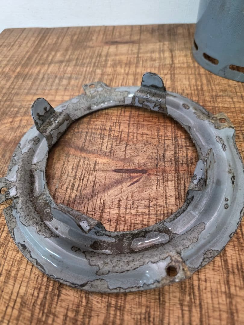 激レア　８型　ブルーグレー部品　アラジンストーブ　ビンテージストーブ　ストーブ