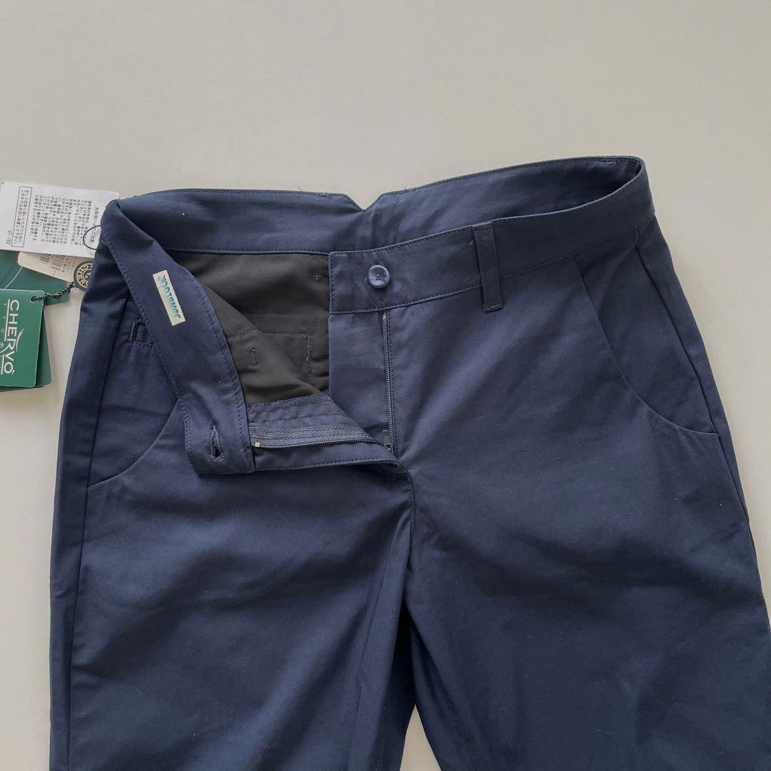 【タグ付き】シェルボ　レディース　ゴルフ　パンツ　ネイビー