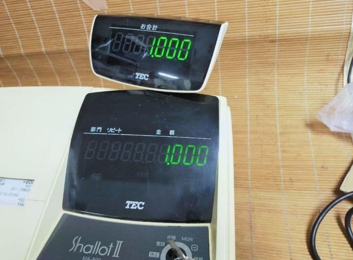 テックレジスター　MA-500　ツインプリンター　人気機種　277738