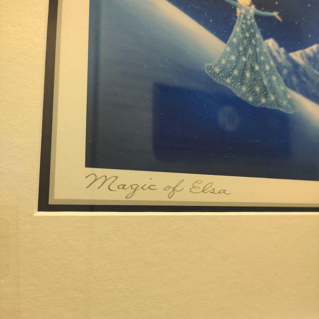 【限定品】アナと雪の女王 サイン入りアート Magic of Elsa