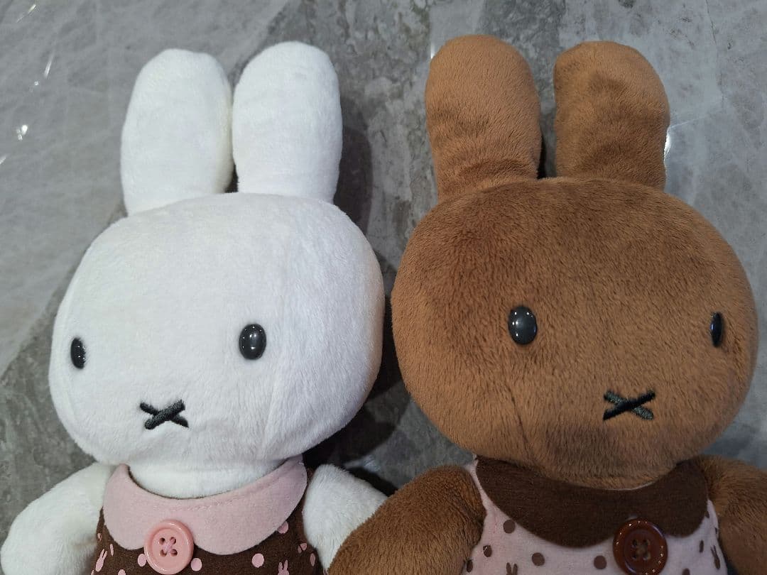 ミッフィー&メラニーショコラドットぬいぐるみセットmiffy styleセキグチ