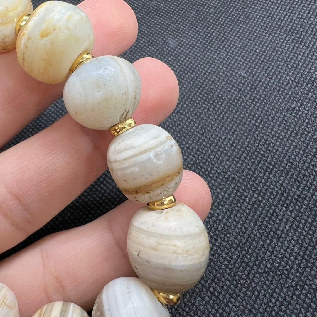 【アンティーク ビーズ】アンティーク アゲート ビーズ 1200年-1700年前