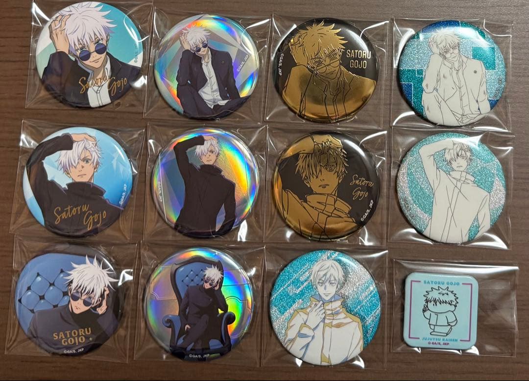 呪術廻戦 五条悟 缶バッジ まとめ売り