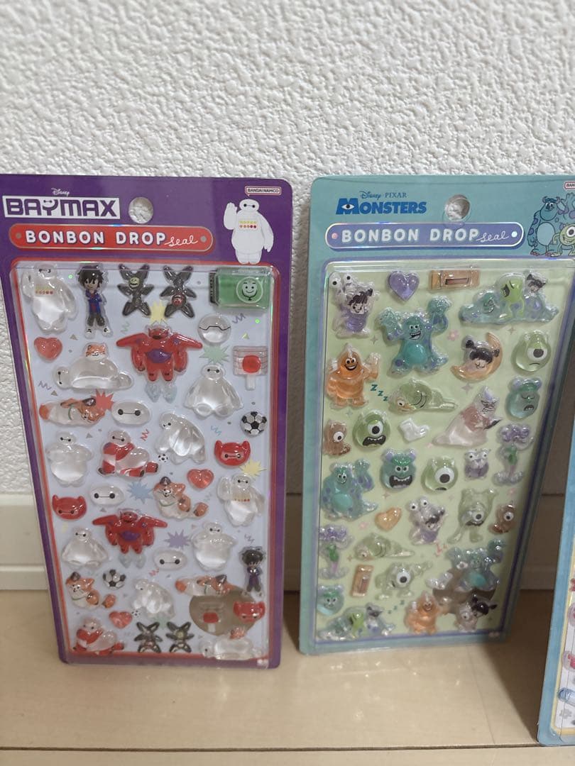 ディズニーボンボンドロップシール6パックセット