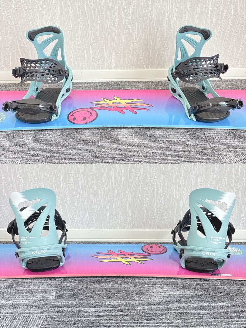 62超豪華❗️LOBSTER×FLUX スノーボードセット★154cm+ビン付