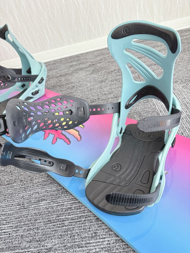 62超豪華❗️LOBSTER×FLUX スノーボードセット★154cm+ビン付