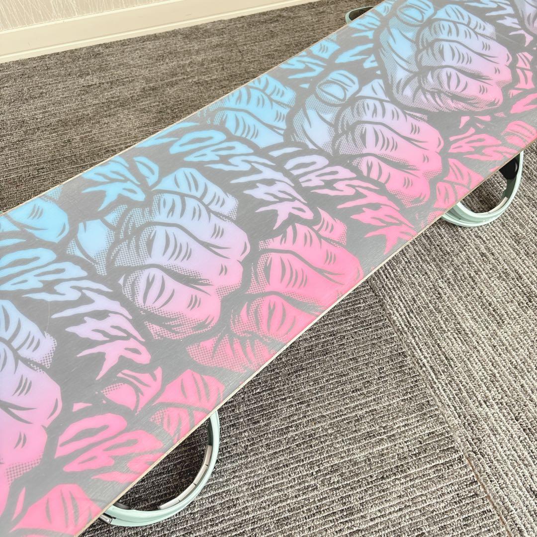 62超豪華❗️LOBSTER×FLUX スノーボードセット★154cm+ビン付