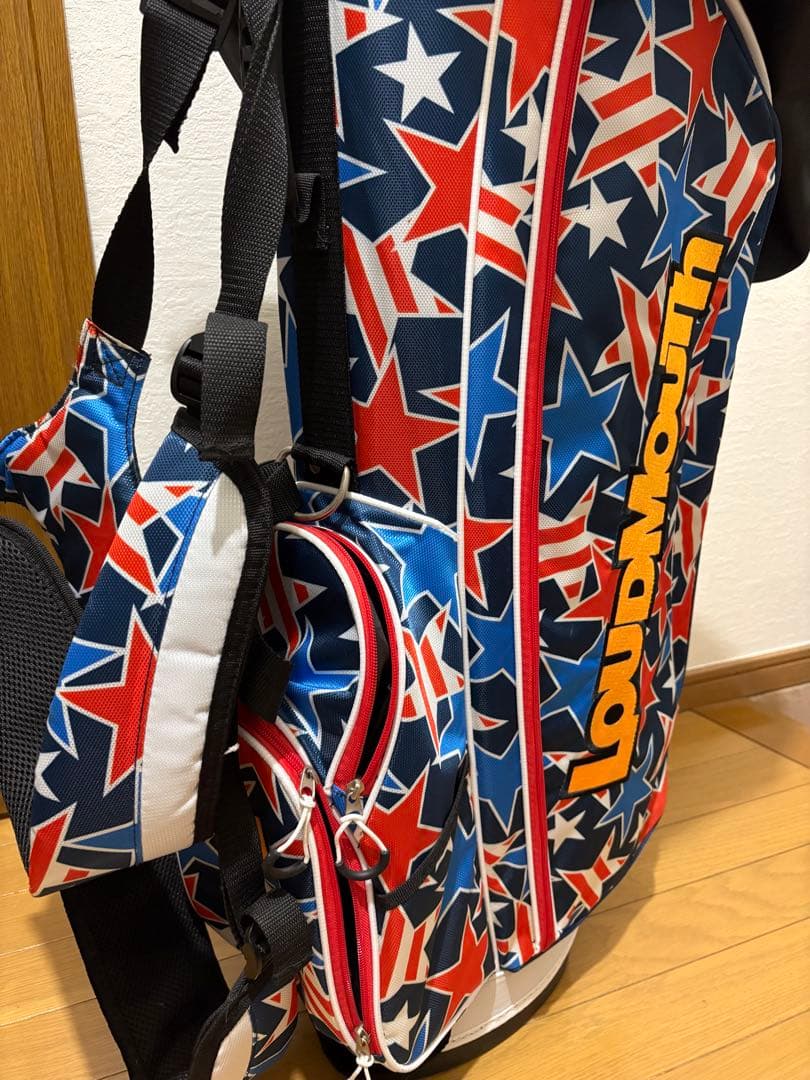 LOUDMOUTH キャディバッグ 星柄