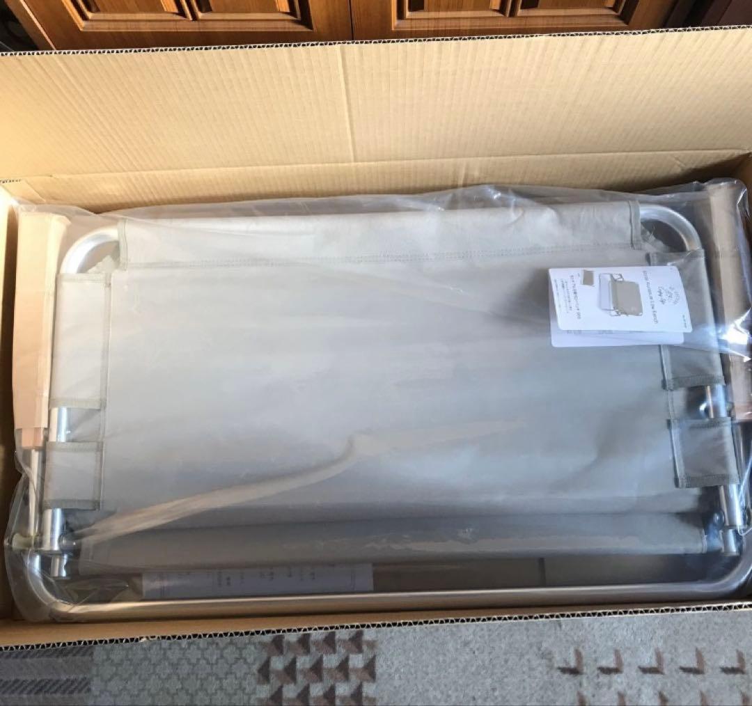 【非売品】Qooクーオリジナル 持ち運べるローベンチアルミ背付きローベンチ960