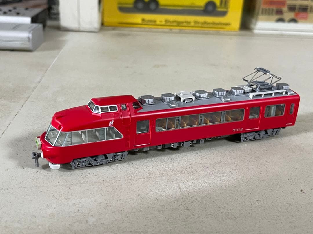 名鉄7000系パノラマカー日車夢工房限定セット4両TOMIX製室内灯点灯