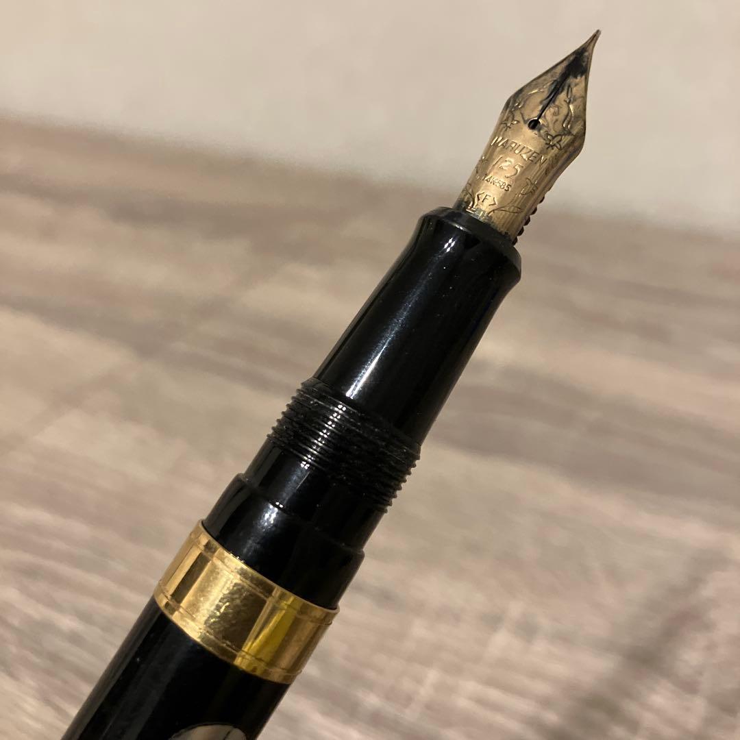 丸善 125周年 14K 585 F細字 万年筆 ストリームライン オノトモデル