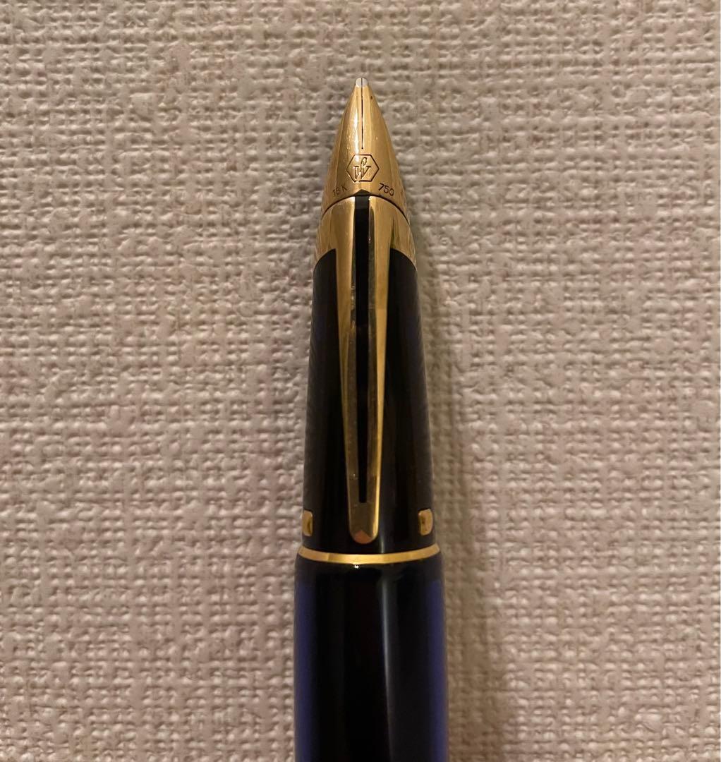 ウォーターマン 万年筆 エドソン サファイアブルー L