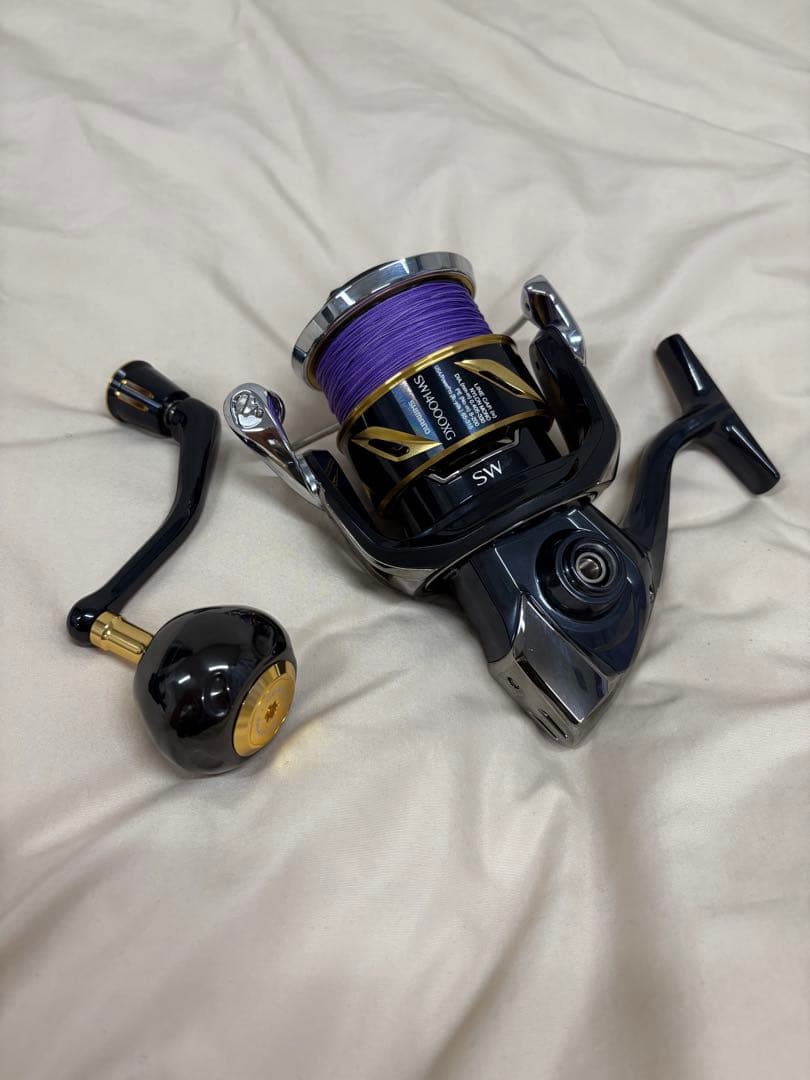 19ステラsw14000xg ゴメクサスカスタムハンドル付き