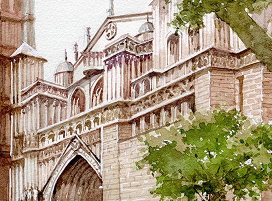 自作水彩画　原画