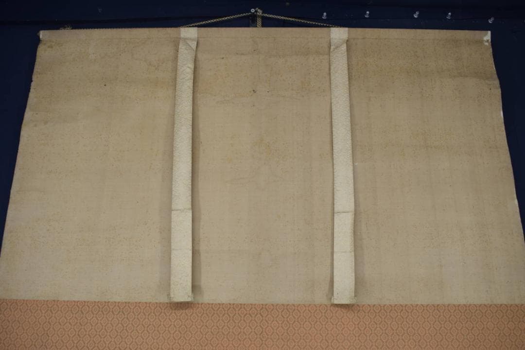 紫峰/荻田/秋草水禽図/クイナ図/掛軸/名家伝来/Z-506