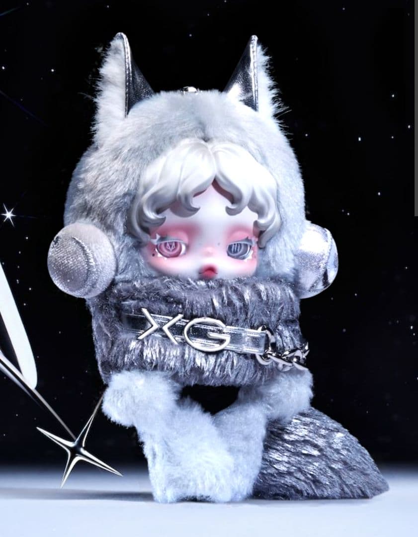 新品未開封 SKULLPANDA XG ぬいぐるみペンダント 2体set