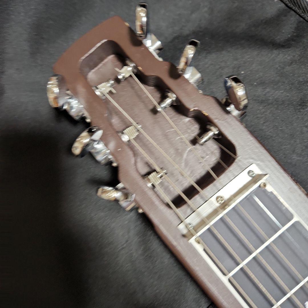 スチールギター 6弦 ブラウン ケース付き