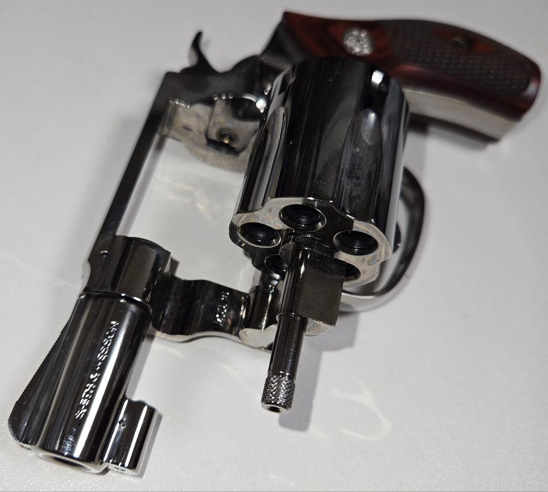 激安!タナカ　S&W M36 トワイライトクローム 特注グリップ