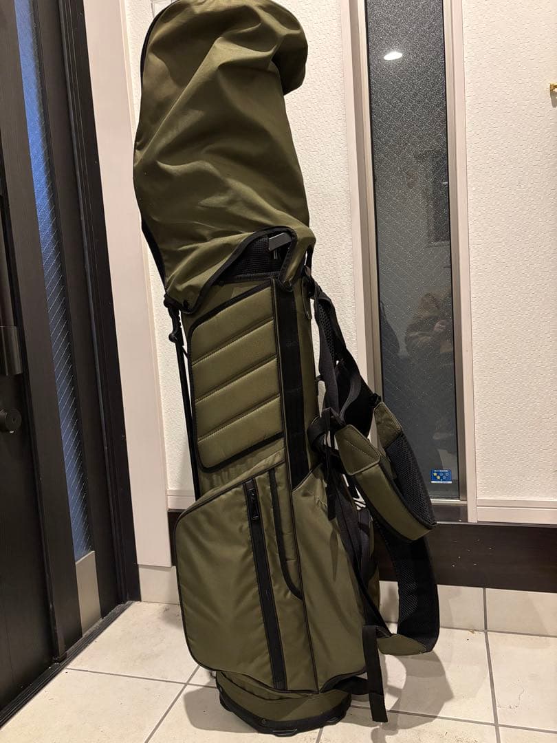 アディダス スタンド式キャディバッグ カーキ