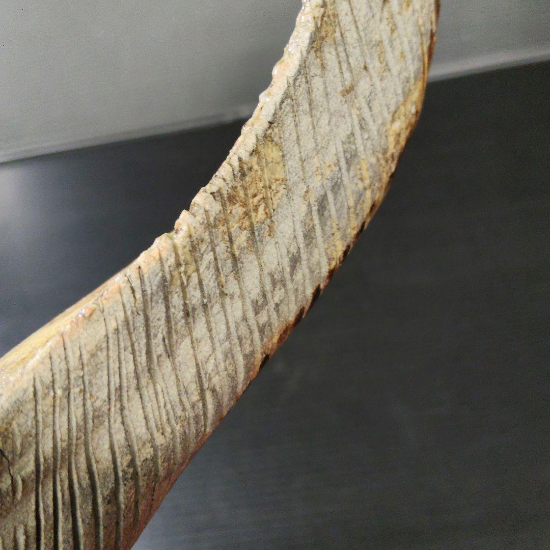 香楽 陶器製 鯰 書付有り なまず 時代