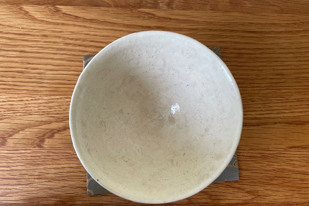 高麗茶碗 雨漏手写（加藤 錦雄衛作）共箱 【茶道用抹茶碗】