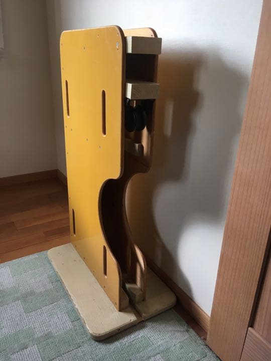 ピストバイクの発走練習台(工務店に依頼した完全オーダーメイド品)