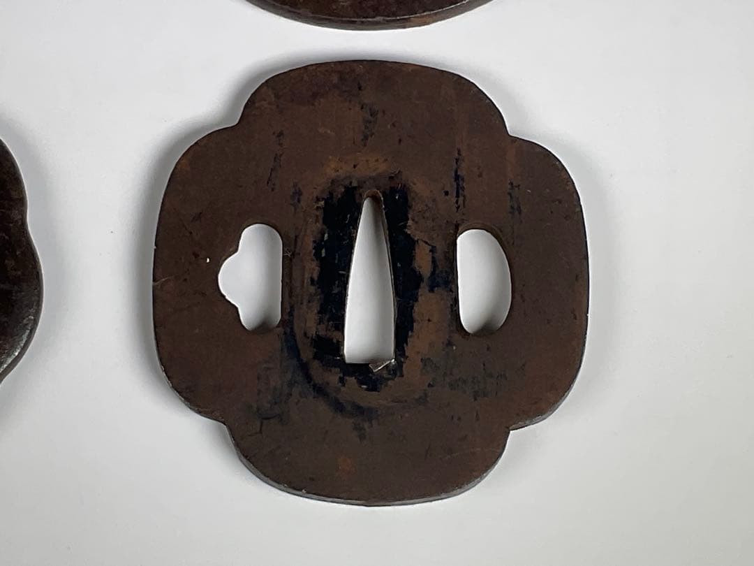 ④ 鉄鍔　正阿弥 包家　他計４点　武具　刀剣　江戸期