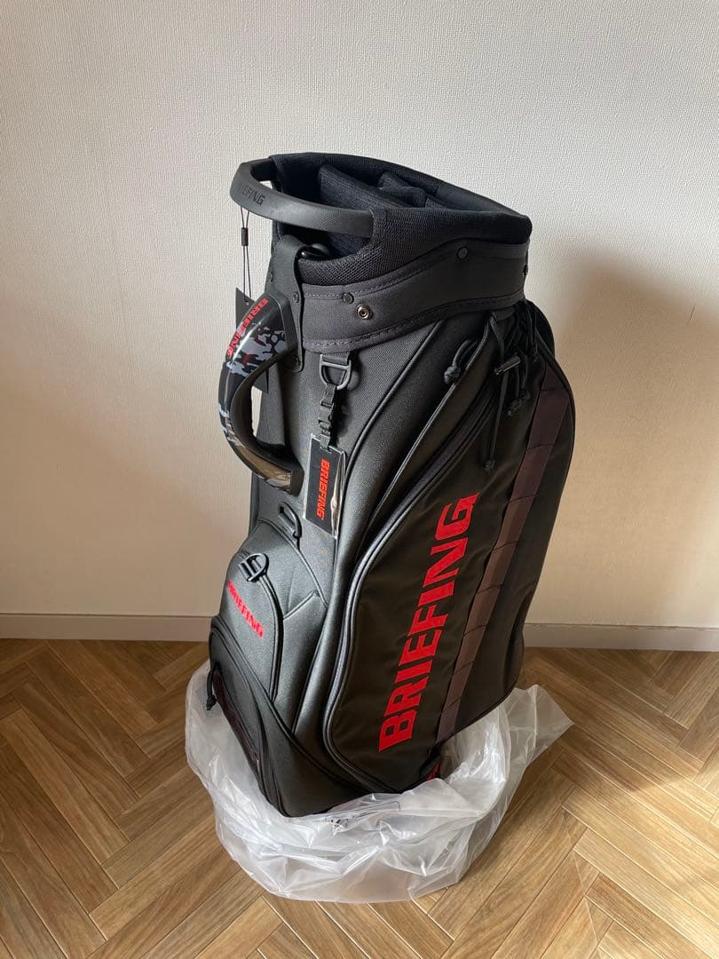 新品未使用 CR-5 #04 黒ブラック ブリーフィングゴルフキャディバッグ