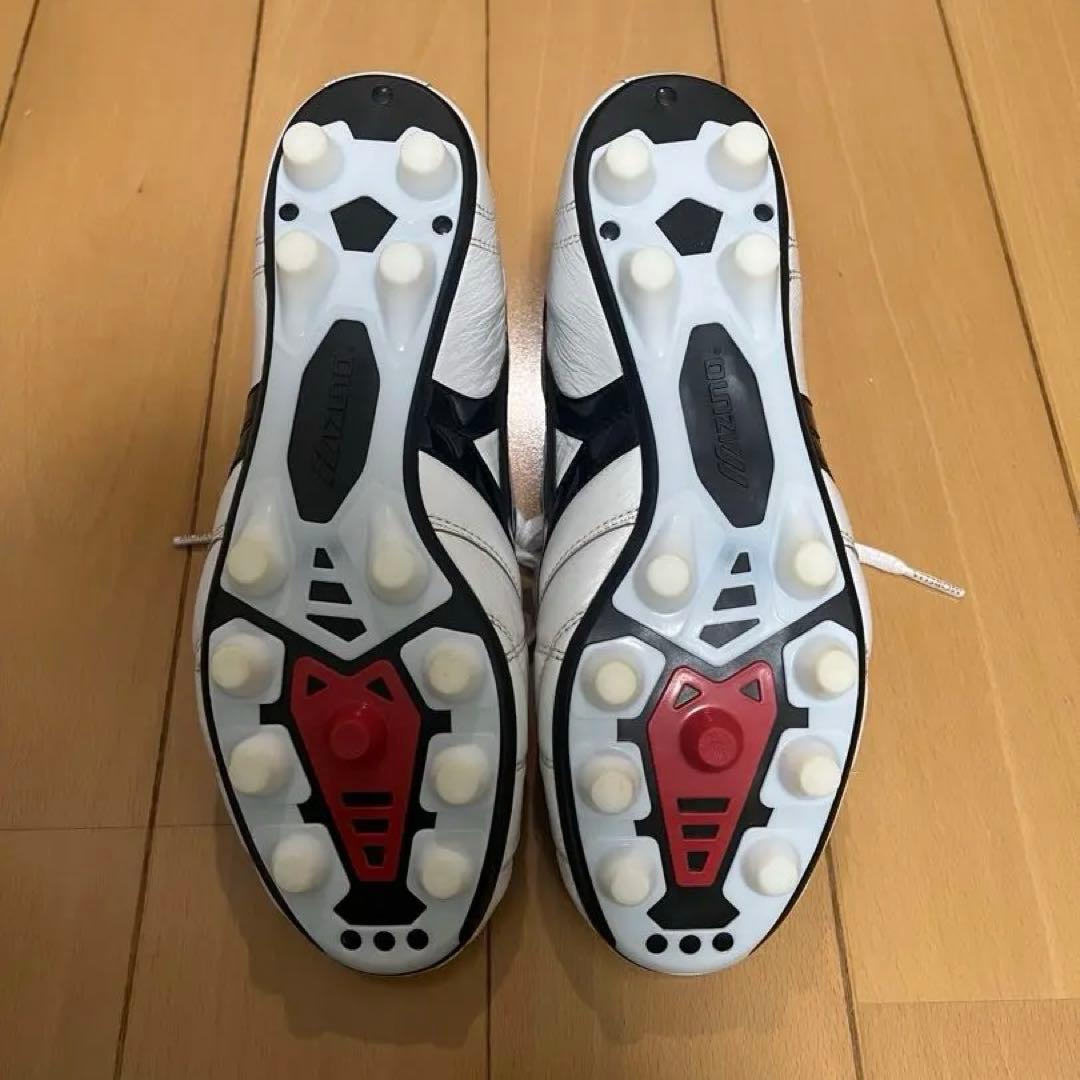 Mizuno Morelia 2 サッカーシューズ ホワイト/ブラック/レッド