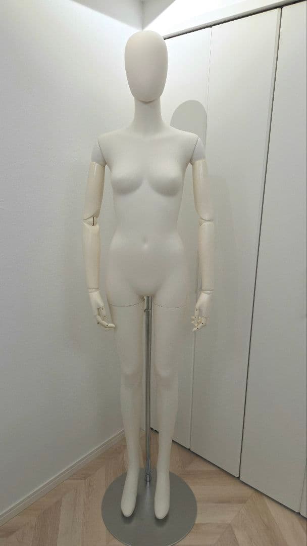 破格★ホワイトマネキン 可動式腕