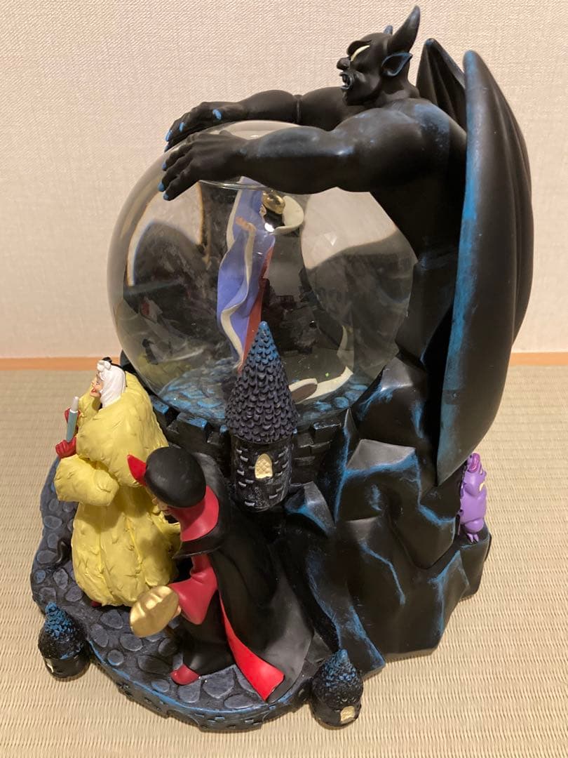 【訳あり】ディズニー ヴィランズ スノードーム オルゴール
