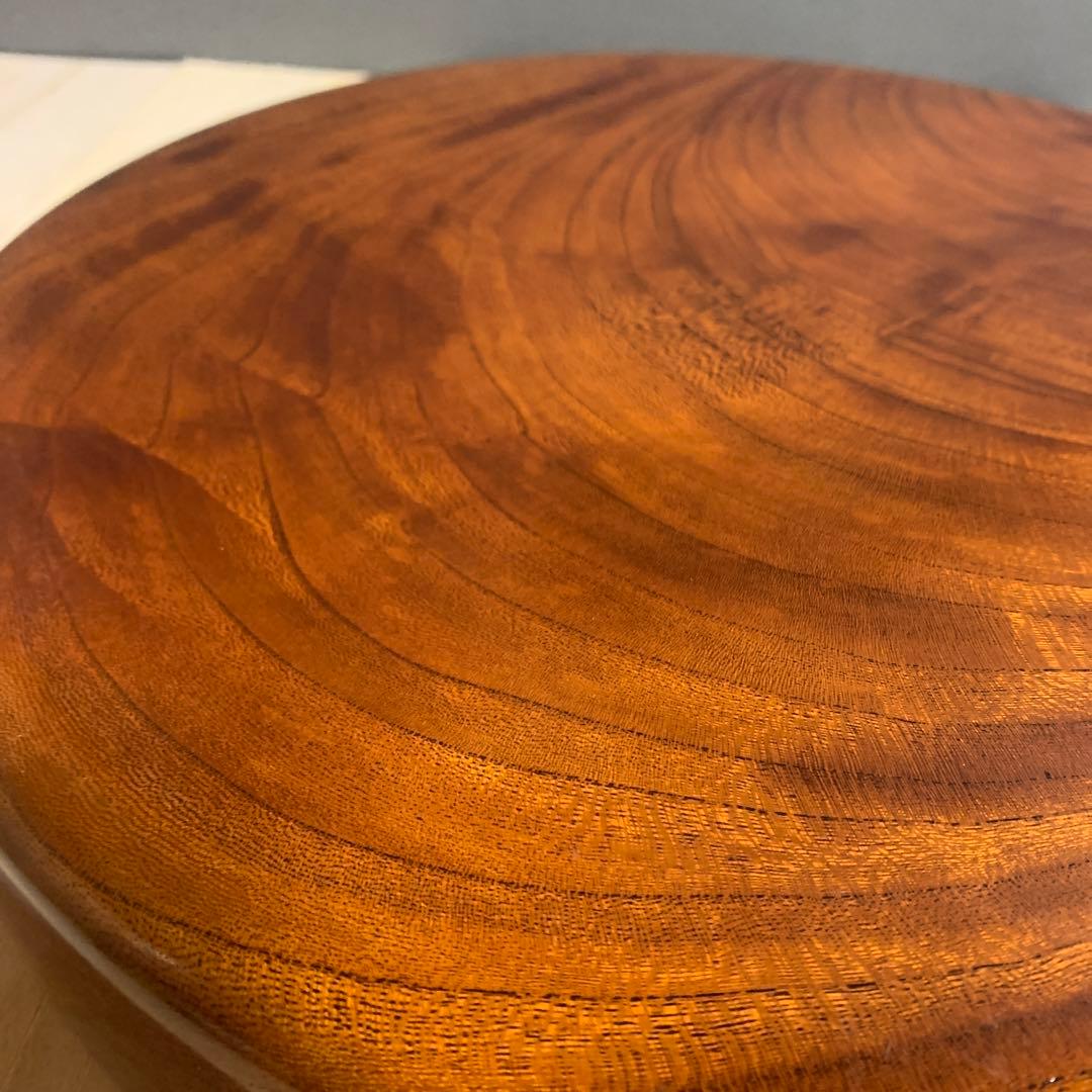 人間国宝　川北良造　丸盆