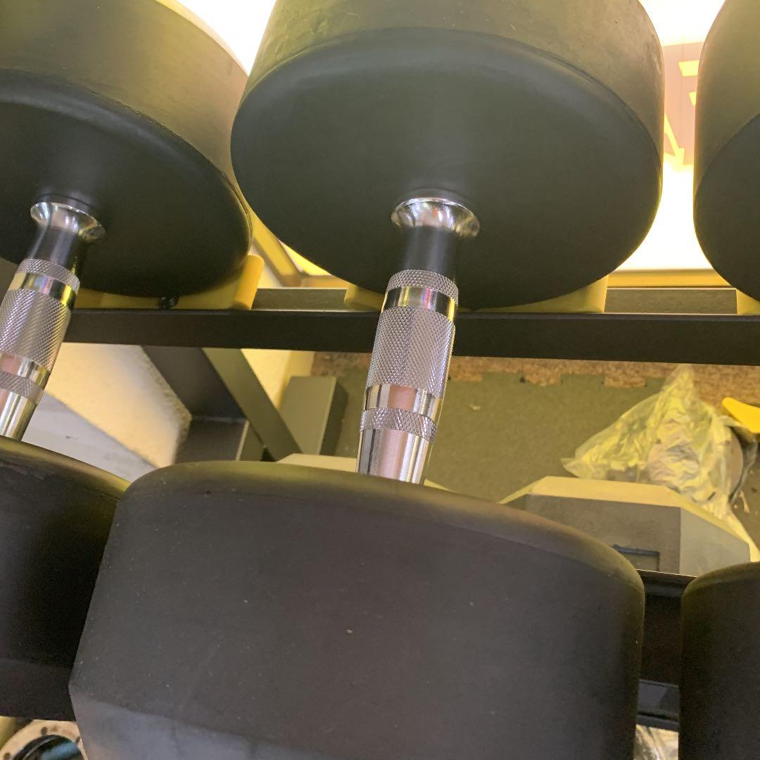 32.5kg ラバーダンベル 2個