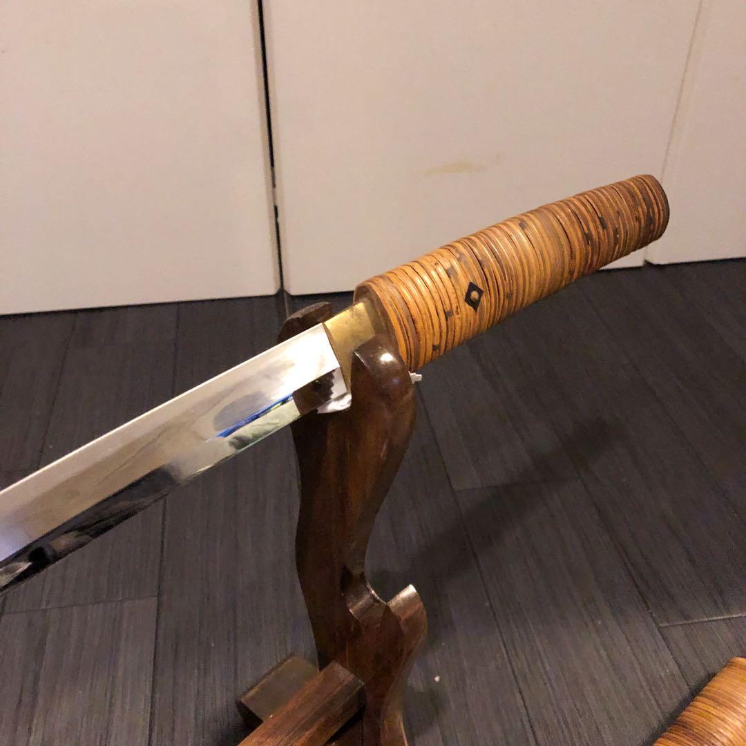 高級美術居合刀剣　籐巻造り　高級居合刀　太刀　模造刀　名刀