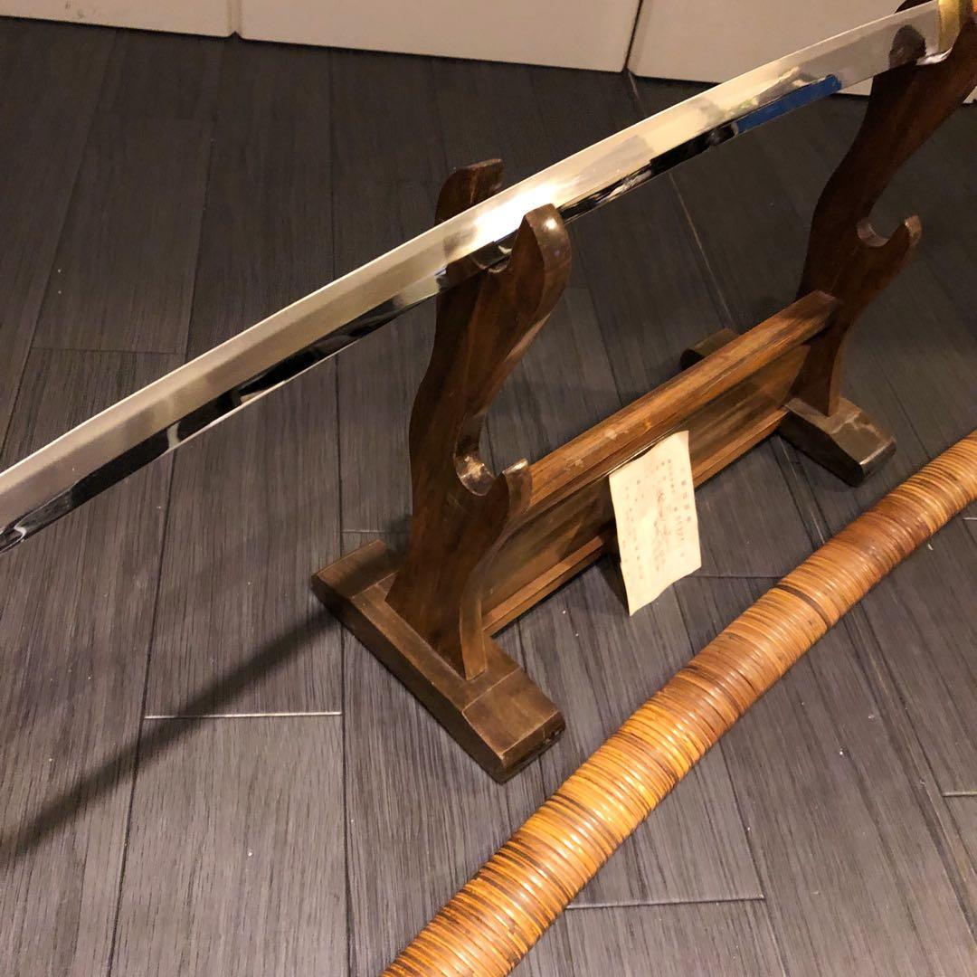 高級美術居合刀剣　籐巻造り　高級居合刀　太刀　模造刀　名刀