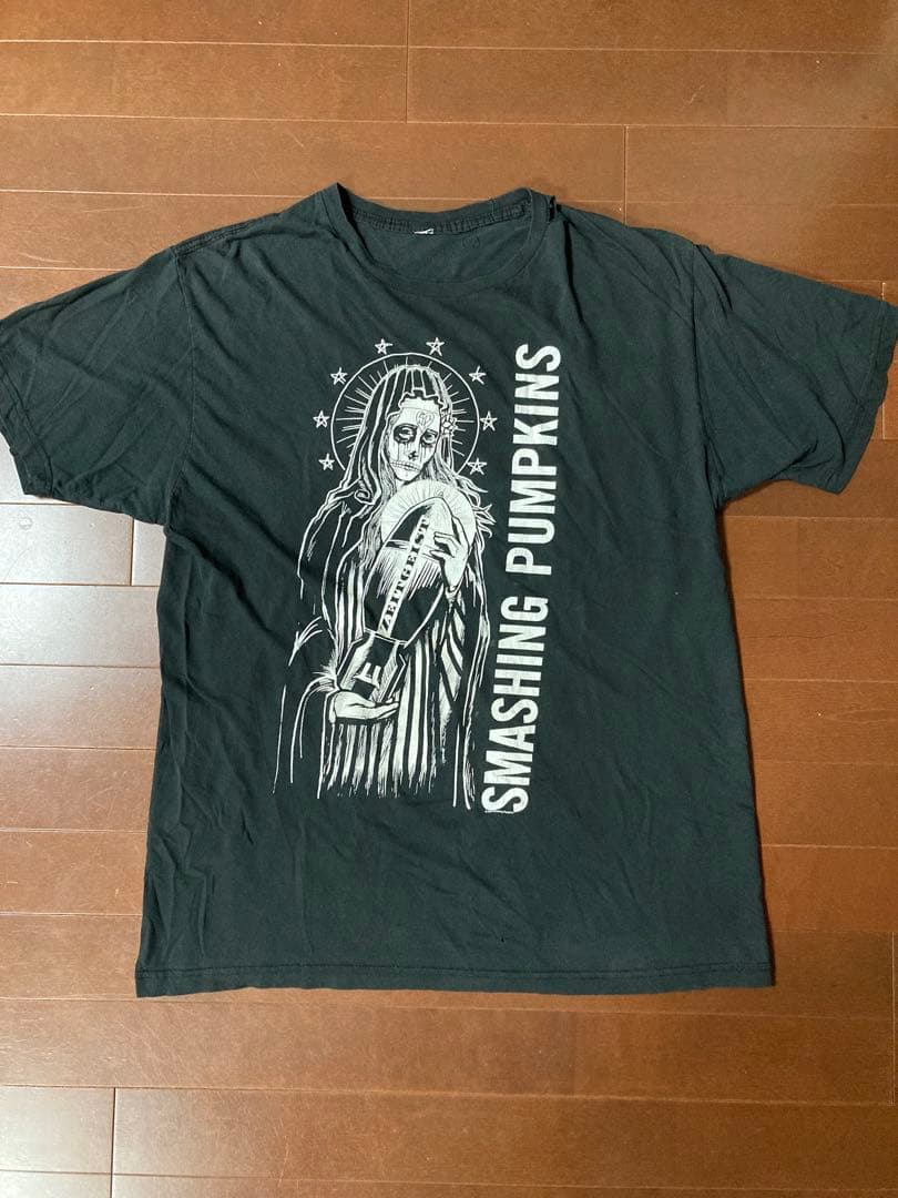 00sスマッシングパンプキンズ バンドTシャツ ビンテージスカル スマパン90s