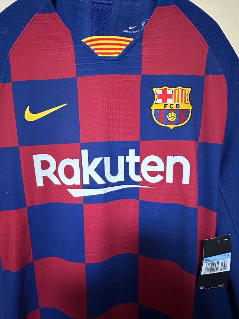 【メッシ#10】バルセロナ 選手支給ユニフォーム 19/20 長袖Mサイズ