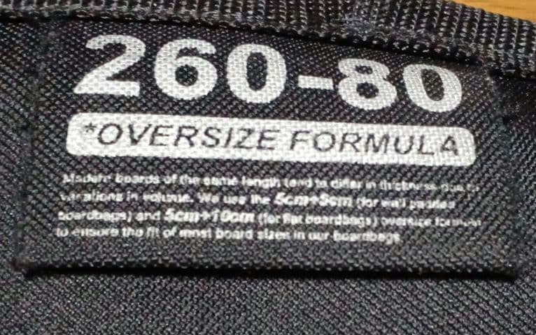 みーたん　PROLIMIT　プロリミット　ボードケース　260　サップ