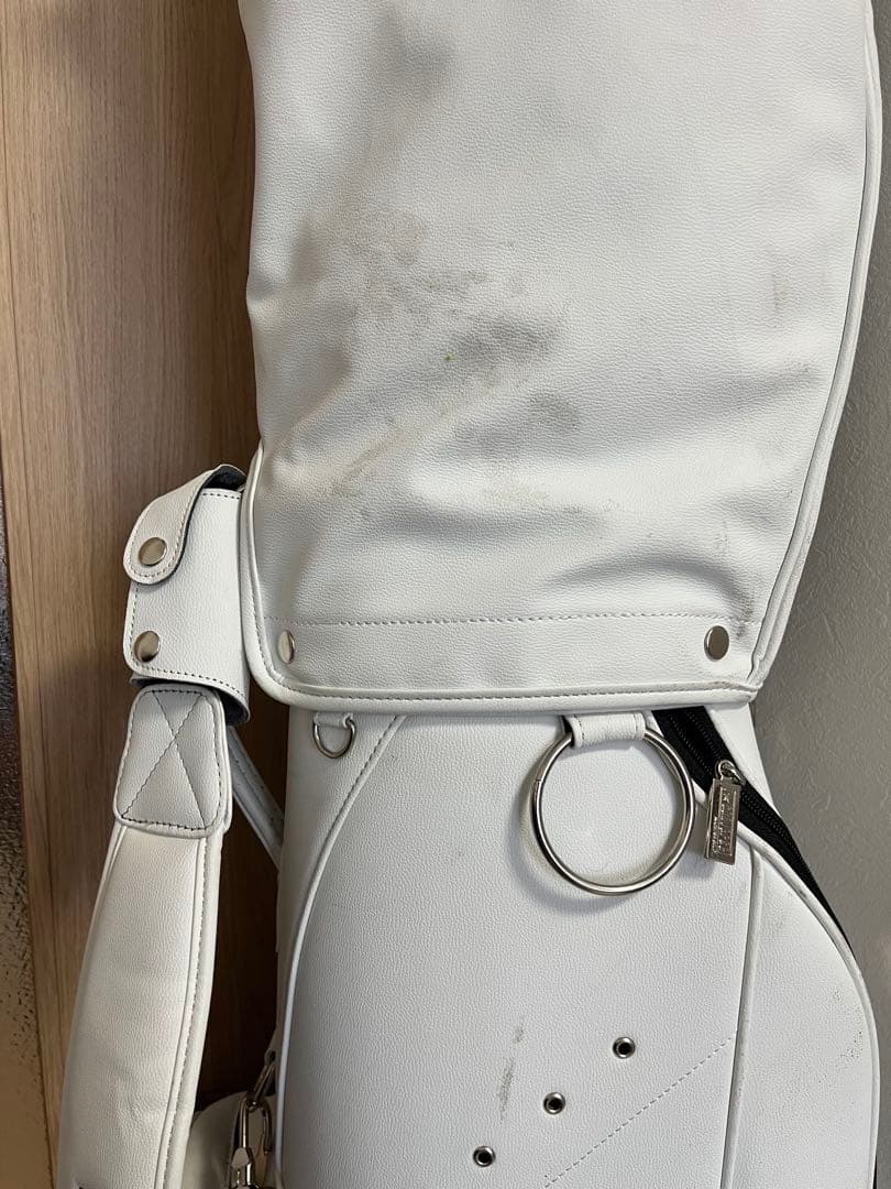 コンバースCONVERSE キャディバッグ ホワイト／グリーン