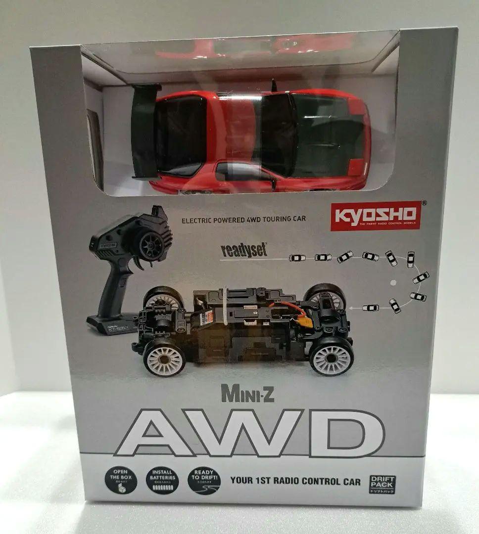 ミニッツAWDレディセットマツダサバンナRX-7FC3S タイヤ2種 ジャイロ付