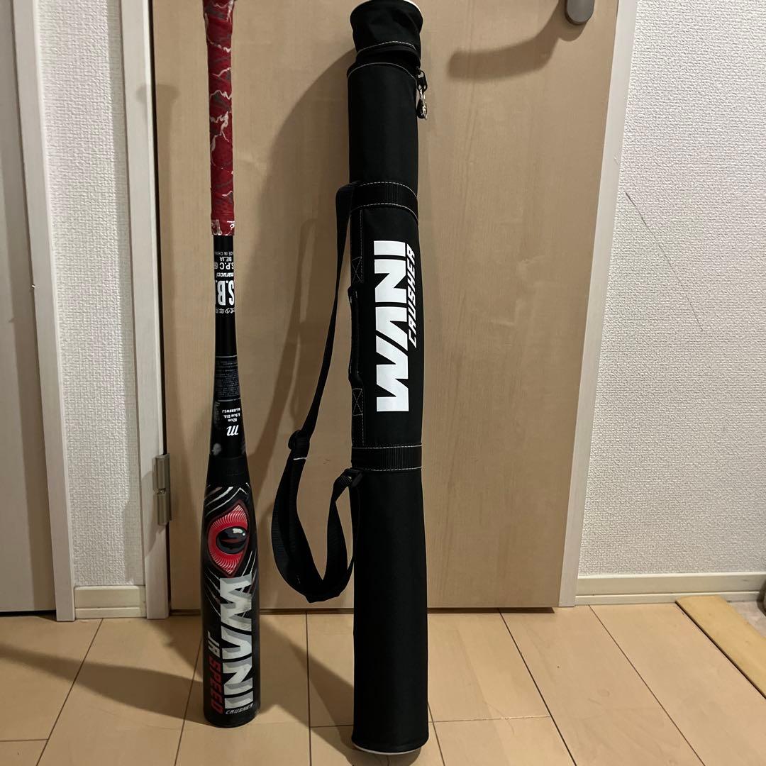 WANI CRUSHER JR SPEED 軟式バット　赤ワニ　82cm