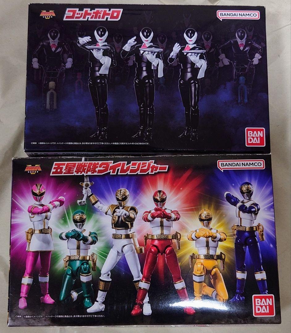 食玩　ダイレンジャーセット（コットポトロは2セット）