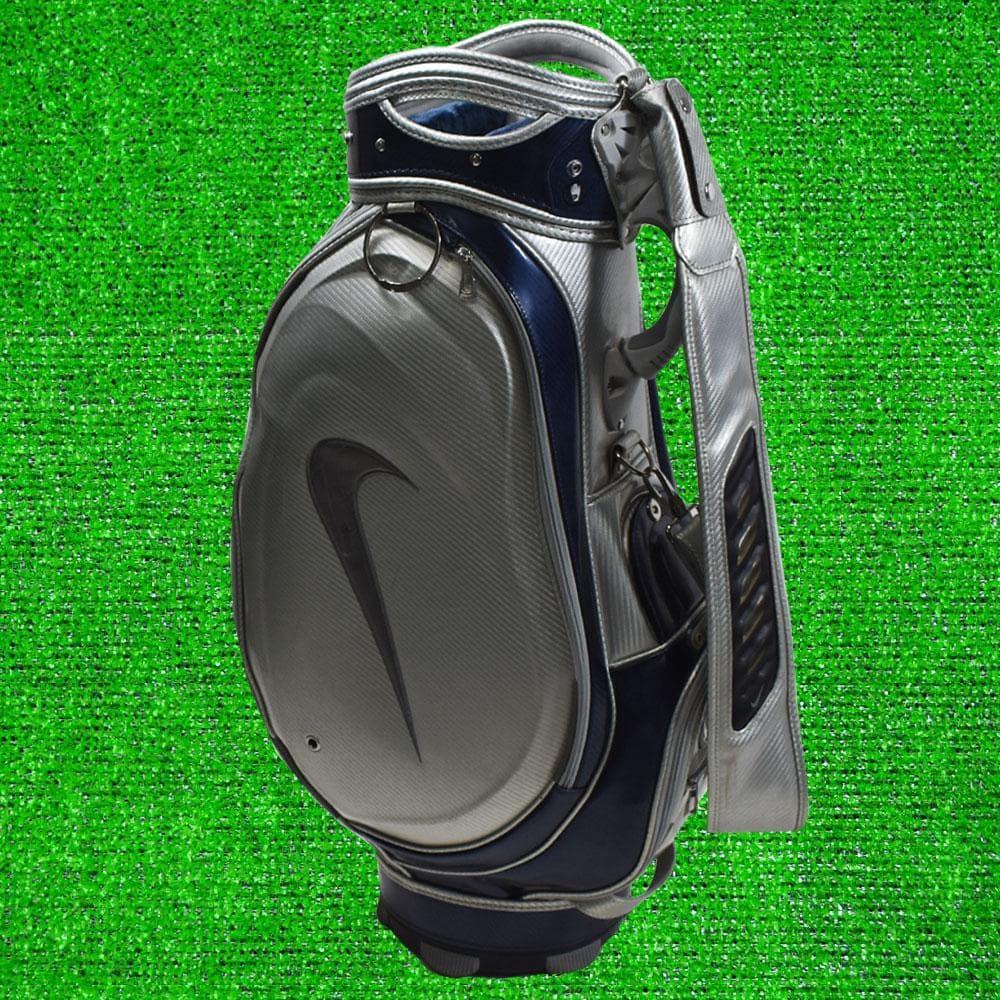 NIKE GOLF ナイキ ゴルフ キャディバッグ９.５型【シルバー】中古！