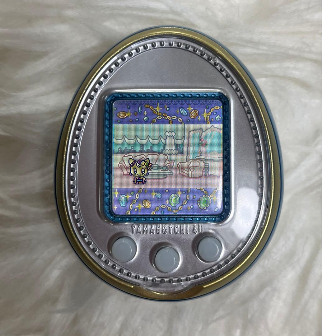 バンダイ たまごっち 4u ブルー　青　水色　美品 id idl レア