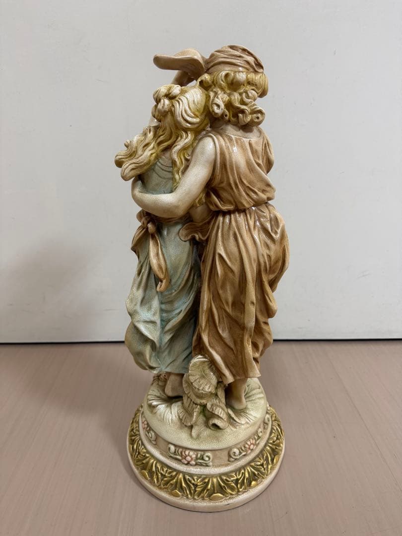 西洋アンティーク　女性像　アンティーク　陶器　 オブジェ