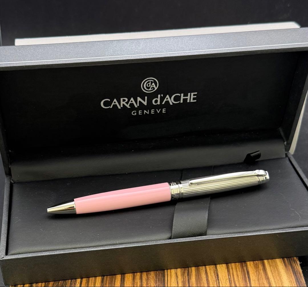 Caran d'Ache ボールペン レマン バイカラーローズ
