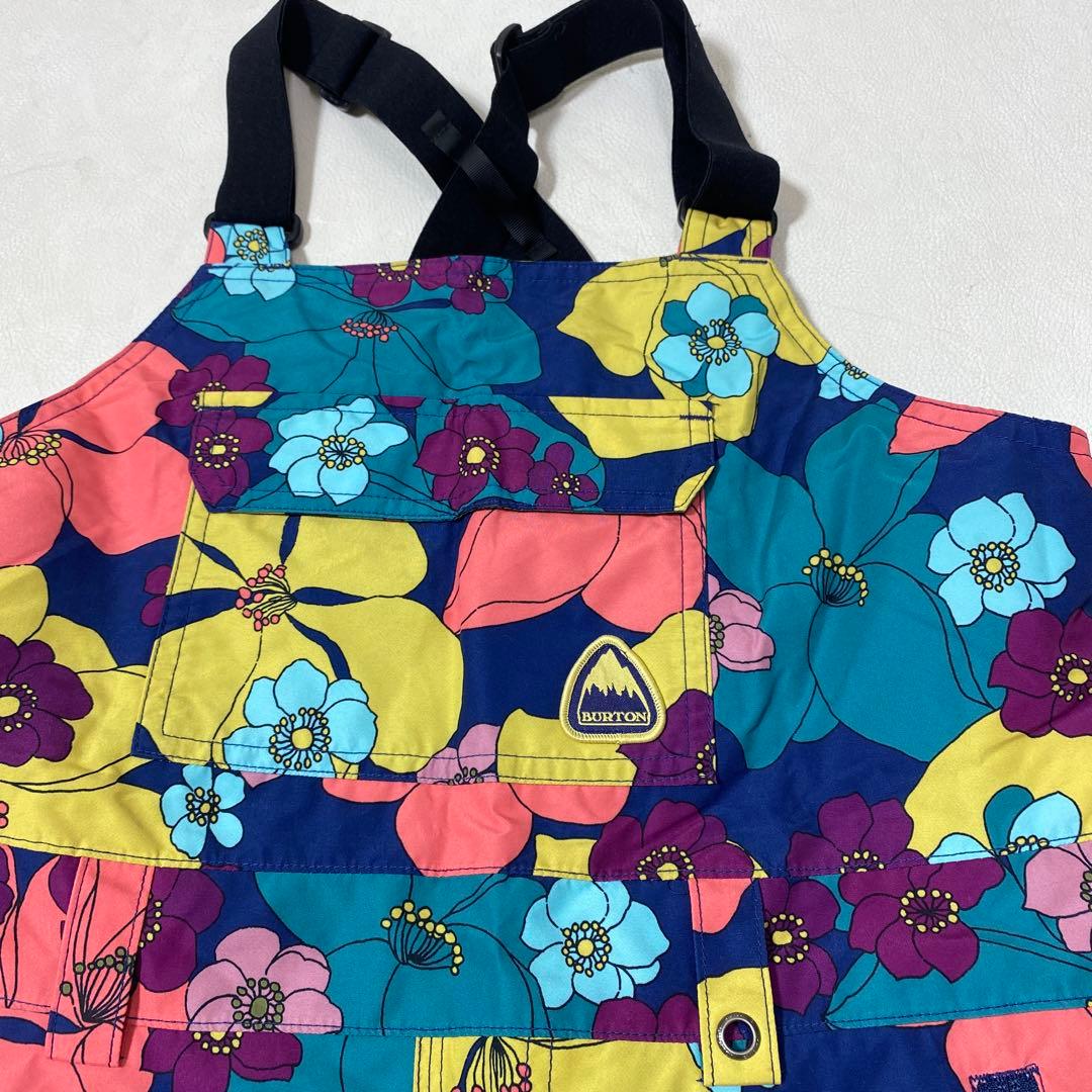 BURTON 花柄 スノーボード ウェア 上下 セット アップ M 140cm