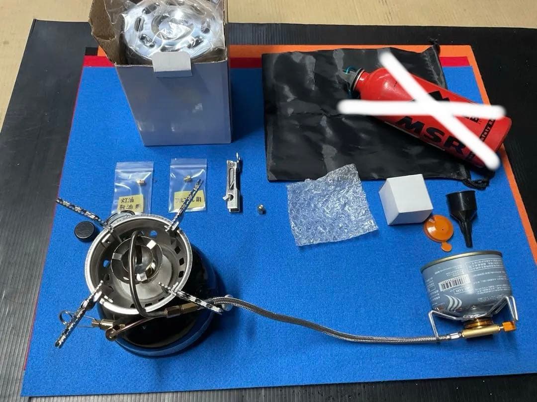 HEIYEマルチ燃料仕様タンク一体式ストーブと追加付属品新品未使用豪華セット