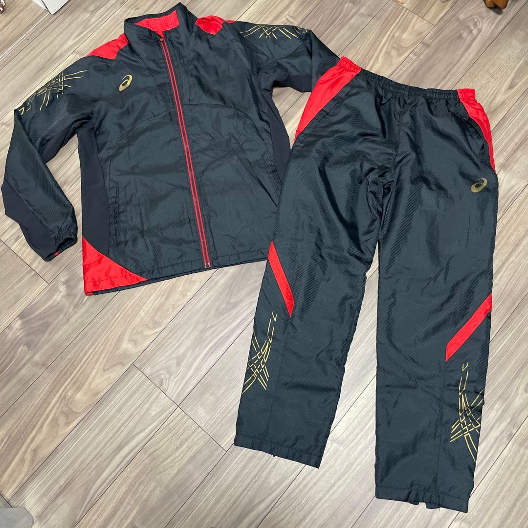 アシックス ウィンドブレーカー セットアップ